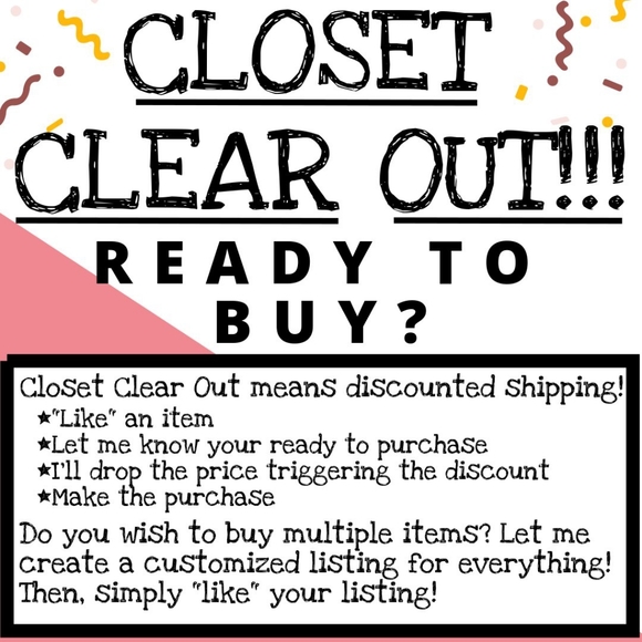 🔓CLOSET CLOSING! 🕚 SEND ME YOUR BEST OFFER!!!🤝💕🤩I LOVE BUNDLES & OFFERS!💕🤩 - Picture 14 of 14